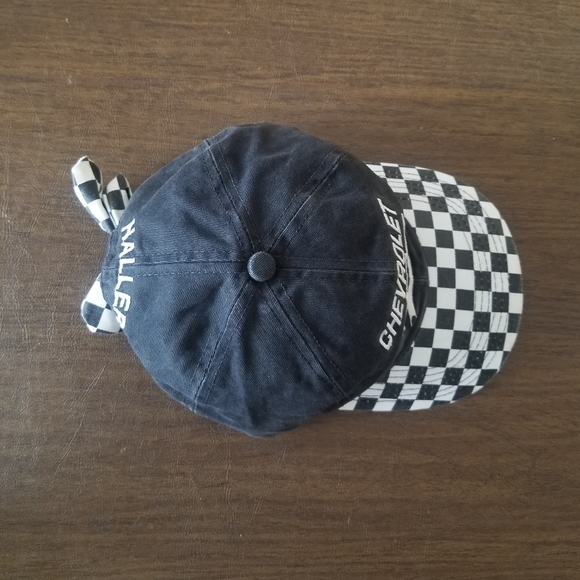 GUC Vintage Checkered Chevrolet Racing Adjustable/Stretch Strap Hat🏁🏁 - Picture 2 of 8